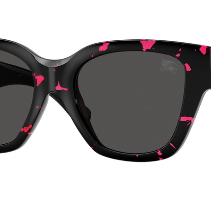 Burberry BE4489U Square Sunglasses  412687-Fucsia Havana 53-140-19 - Color Map Violet