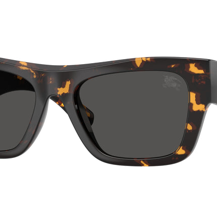 Burberry BE4490U Rectangle Sunglasses  410687-Yellow Havana 53-140-18 - Color Map Tortoise