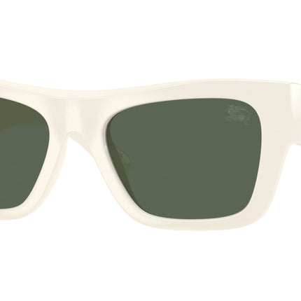 Burberry BE4490U Rectangle Sunglasses  421871-White 53-140-18 - Color Map White