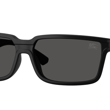 Burberry BE4495D Rectangle Sunglasses  346487-Matte Black 61-145-15 - Color Map Black