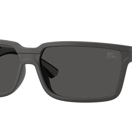Burberry BE4495D Rectangle Sunglasses  423387-Matte Grey 61-145-15 - Color Map Grey