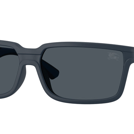 Burberry BE4495D Rectangle Sunglasses  424087-Matte Blue 61-145-15 - Color Map Blue