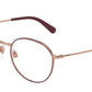 DOLCE & GABBANA DG1322 Phantos Eyeglasses  1333-Pink Gold/Bordeaux 53-140-18 - Color Map Pink