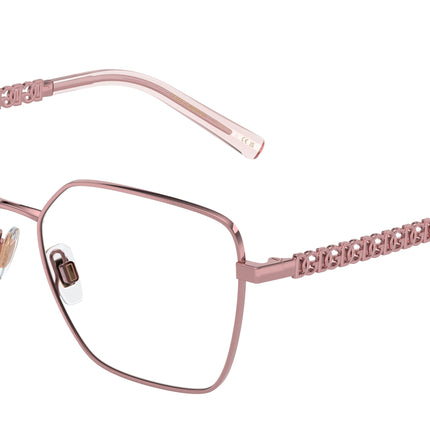 DOLCE & GABBANA DG1351 Square Eyeglasses  1361-Rose 54-140-15 - Color Map Pink