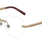 DOLCE & GABBANA DG1352 Phantos Eyeglasses  1363-Copper 56-140-16 - Color Map Copper