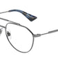 DOLCE & GABBANA DG1353 Pilot Eyeglasses  04-Gunmetal 57-145-16 - Color Map Grey