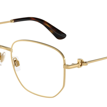 DOLCE & GABBANA DG1356 Phantos Eyeglasses  02-Gold 57-140-16 - Color Map Gold