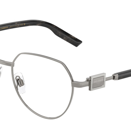 DOLCE & GABBANA DG1362 Phantos Eyeglasses  04-Gunmetal 53-145-19 - Color Map Grey