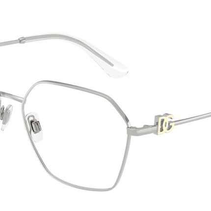 DOLCE & GABBANA DG1366 Phantos Eyeglasses  05-Silver 58-140-15 - Color Map Silver