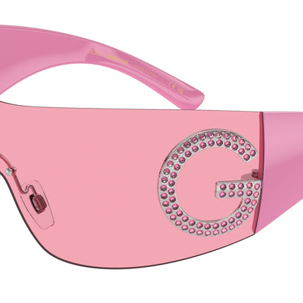 DOLCE & GABBANA DG2298B Pillow Sunglasses  05/84-Pink 0-120-140 - Color Map Pink