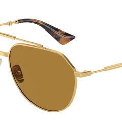 DOLCE & GABBANA DG2302 Pilot Sunglasses  02/53-Gold 60-140-15 - Color Map Gold