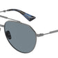 DOLCE & GABBANA DG2302 Pilot Sunglasses  04/56-Gunmetal 60-140-15 - Color Map Grey