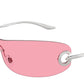 DOLCE & GABBANA DG2308 Butterfly Sunglasses  05/84-Silver 0-125-141 - Color Map Silver