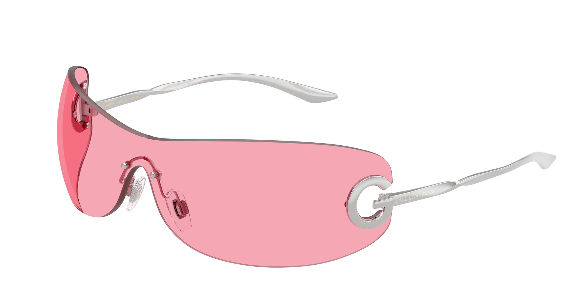 DOLCE & GABBANA DG2308 Butterfly Sunglasses  05/84-Silver 0-125-141 - Color Map Silver
