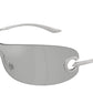 DOLCE & GABBANA DG2308 Butterfly Sunglasses  13648V-Matte Silver 0-125-141 - Color Map Silver
