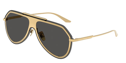 DOLCE & GABBANA DG2309 Pilot Sunglasses  02/87-Gold 0-145-143 - Color Map Gold
