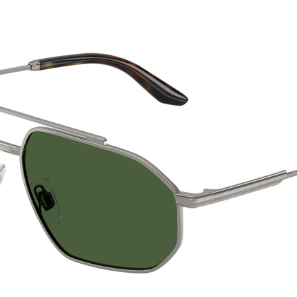 DOLCE & GABBANA DG2328 Pilot Sunglasses  04/71-Gunmetal 59-145-15 - Color Map Grey