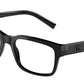 DOLCE & GABBANA DG3352 Rectangle Eyeglasses  501-Black 57-150-20 - Color Map Black