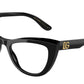 DOLCE & GABBANA DG3354 Cat Eye Eyeglasses  501-Black 54-145-18 - Color Map Black