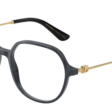 DOLCE & GABBANA DG3364 Butterfly Eyeglasses  3441-Lace Grey 54-145-17 - Color Map Grey