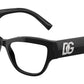 DOLCE & GABBANA DG3378 Cat Eye Eyeglasses  501-Black 55-145-17 - Color Map Black