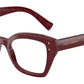 DOLCE & GABBANA DG3386 Butterfly Eyeglasses  3442-Bordeaux Lace 53-145-19 - Color Map Multicolor