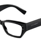 DOLCE & GABBANA DG3387 Rectangle Eyeglasses  501-Black 53-145-16 - Color Map Black