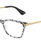 DOLCE & GABBANA DG3393 Rectangle Eyeglasses  3287-Black Lace 56-145-16 - Color Map Black