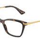 DOLCE & GABBANA DG3393 Rectangle Eyeglasses  502-Havana 56-145-16 - Color Map Tortoise