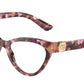 DOLCE & GABBANA DG3394 Cat Eye Eyeglasses  3440-Havana Pink Pearl 52-145-18 - Color Map Pink