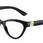 DOLCE & GABBANA DG3394 Cat Eye Eyeglasses  501-Black 52-145-18 - Color Map Black