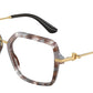 DOLCE & GABBANA DG3396 Square Eyeglasses  3445-Havana Grey 55-140-18 - Color Map Tortoise