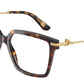 DOLCE & GABBANA DG3397 Square Eyeglasses  502-Havana 56-140-16 - Color Map Tortoise