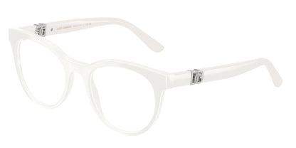DOLCE & GABBANA DG3399 Phantos Eyeglasses  3312-White 50-145-20 - Color Map White