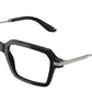 DOLCE & GABBANA DG3401 Rectangle Eyeglasses  501-Black 54-145-17 - Color Map Black