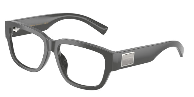 DOLCE & GABBANA DG3423 Square Eyeglasses  3090-Grey 57-140-17 - Color Map Grey