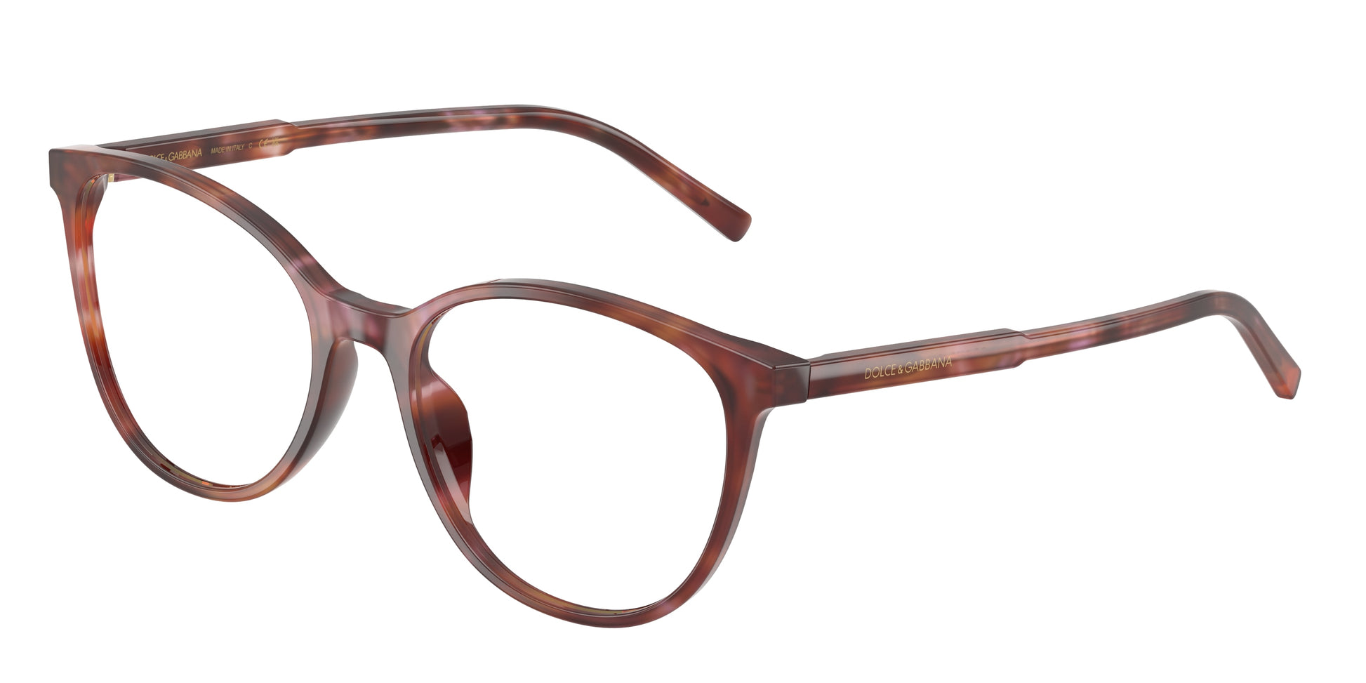 DOLCE & GABBANA DG3425 Butterfly Eyeglasses  3444-Havana Brown 52-145-18 - Color Map Tortoise