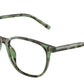 DOLCE & GABBANA DG3426 Pillow Eyeglasses  3439-Havana Green 53-145-17 - Color Map Brown