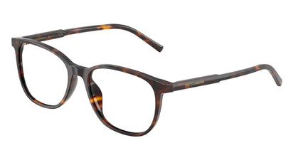 DOLCE & GABBANA DG3426 Pillow Eyeglasses  502-Havana 53-145-17 - Color Map Tortoise