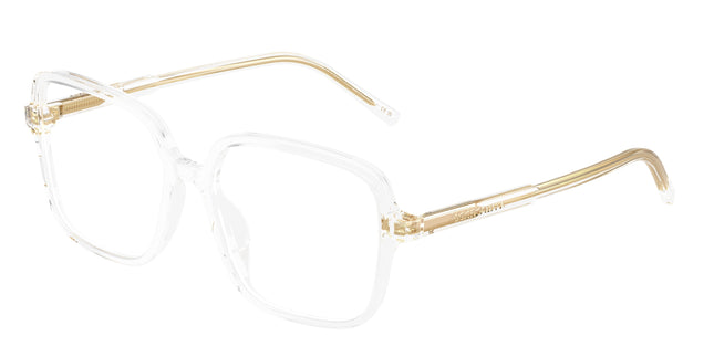 DOLCE & GABBANA DG3442 Square Eyeglasses  3133-Crystal 55-145-16 - Color Map Transparent