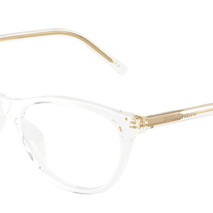 DOLCE & GABBANA DG3443 Cat Eye Eyeglasses  3133-Crystal 55-145-16 - Color Map Transparent