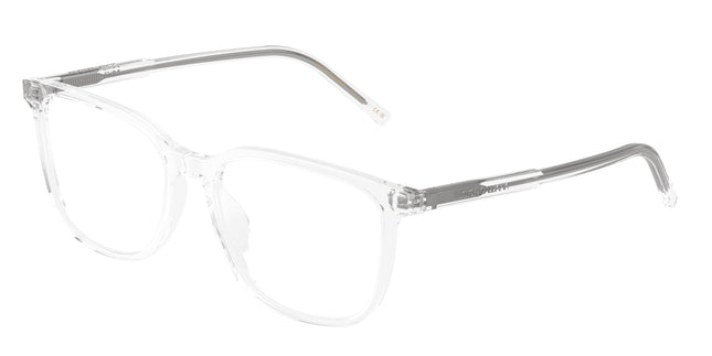 DOLCE & GABBANA DG3445 Square Eyeglasses  3133-Crystal 55-145-17 - Color Map Transparent