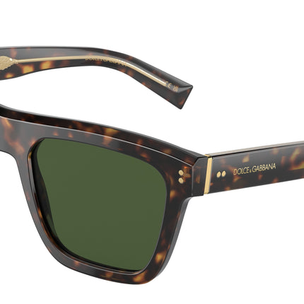 DOLCE & GABBANA DG4420F Square Sunglasses  502/71-Havana 52-145-20 - Color Map Tortoise