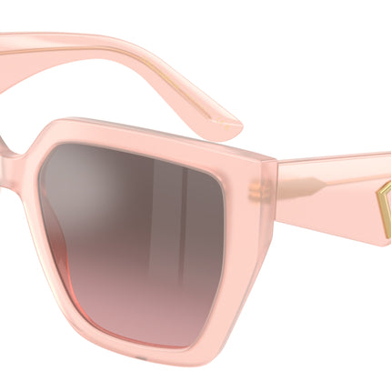 DOLCE & GABBANA DG4438 Square Sunglasses  33847E-Opal Pink 55-145-17 - Color Map Pink