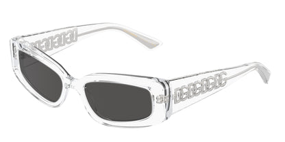 DOLCE & GABBANA DG4445 Cat Eye Sunglasses  313387-Crystal 54-145-18 - Color Map Transparent