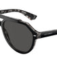 DOLCE & GABBANA DG4452F Pilot Sunglasses  340387-Black On Grey Havana 60-145-13 - Color Map Black