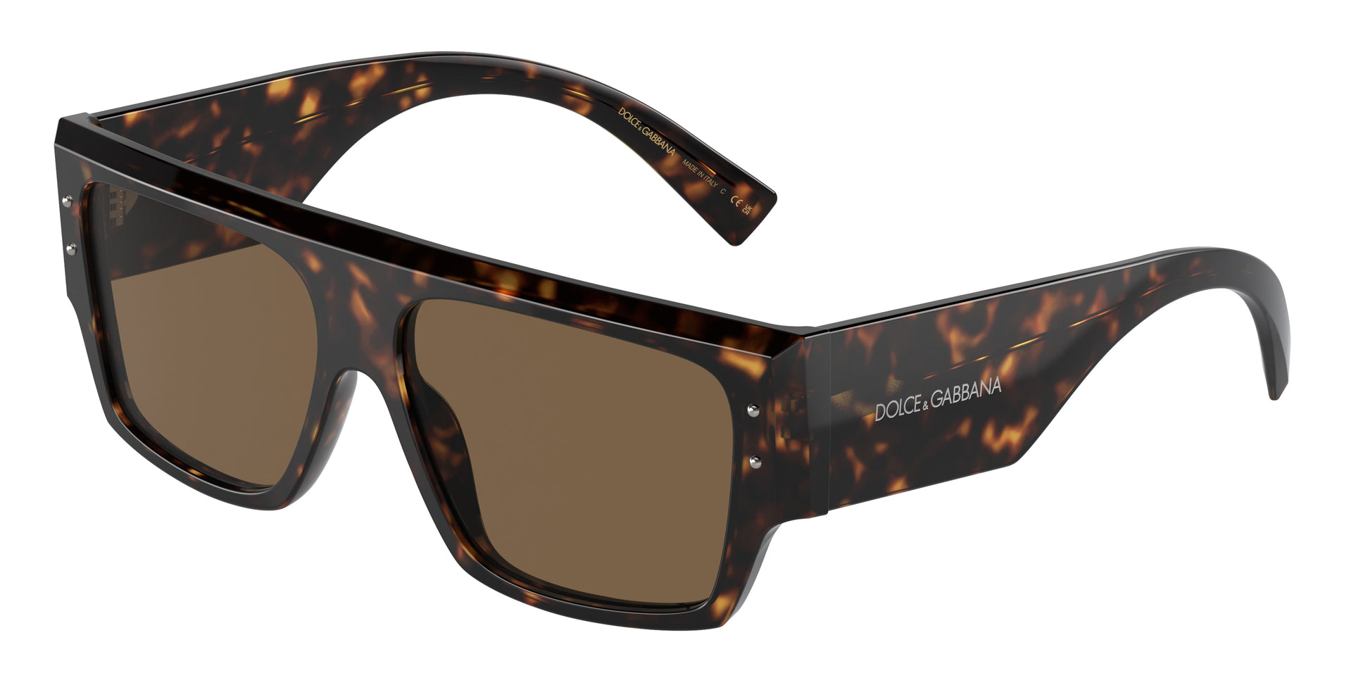 DOLCE & GABBANA DG4459 Square Sunglasses  502/73-Havana 56-145-14 - Color Map Tortoise