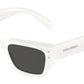 DOLCE & GABBANA DG4462F Cat Eye Sunglasses  331287-White 52-145-18 - Color Map White