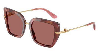 DOLCE & GABBANA DG4474F Butterfly Sunglasses  344469-Havana Brown 53-140-20 - Color Map Tortoise