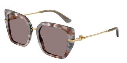 DOLCE & GABBANA DG4474F Butterfly Sunglasses  34457N-Havana Grey 53-140-20 - Color Map Tortoise
